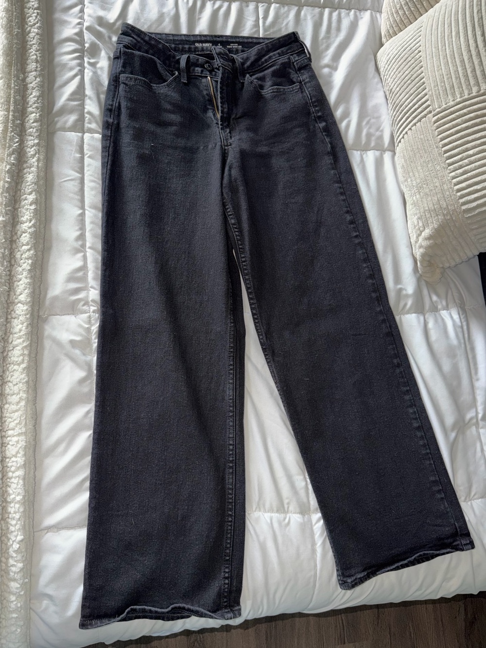 Old Navy Black High Rise Wow Wide Leg
